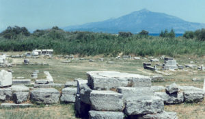 Remains of an ancient altar at Aphrodisias